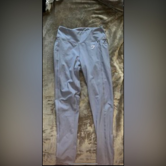 Gymshark light blue/purple leggings - Picture 2 of 5